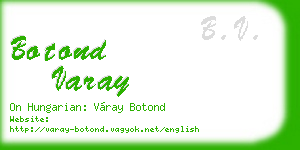botond varay business card